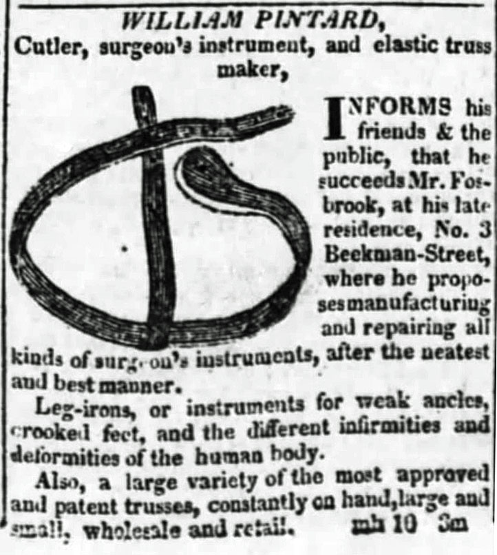 This image has an empty alt attribute; its file name is Pintard-Advertisement-NY-Evening-Post-2.jpg